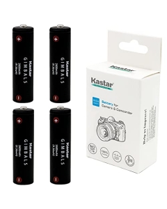 Kastar Battery 4-Pack Replacement for Manfrotto MVG460 & MVG460FFR, GMB-B117 Battery, GMB-B118 Battery, Moza Air 2 Gimbal Stabilizer, XHDATA D-808 AM/FM