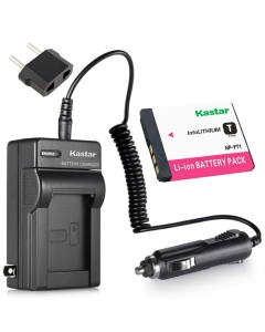 Kastar Battery + Charger Replacement Replacement for Sony NP-FT1 DSC-L1 DSC-M1 DSC-M2 DSC-T1DSC-T3 DSC-T3S DSC-T5 DSC-T5/B DSC-T5/NDSC-T5/R DSC-T9 DSC-T10/B DSC-T10/P DSC-T10/W DSC-T11 DSC-T33 Cameras