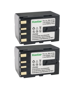 Kastar Battery 2 Pack for JVC BN-V428, V428U, V408, V408-H, V408U, BN-V416, V416-H, V416U, BN-V438U and JVC CU-VH1, JY-HD10, JY-VS200, GR-D2000, GR Series GR-D2000 Digital Camera/Video Camcorder