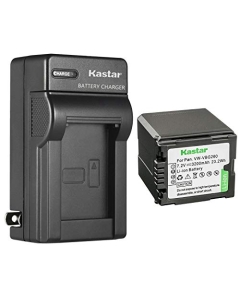 Kastar 1-Pack VW-VBG260 Battery and AC Wall Charger Replacement for Panasonic NV-GS500, PV-GS320, PV-GS500, PV-GS80, PV-GS83, PV-GS85, PV-GS90, VW-VBG070, VW-VBG130, VW-VBG260, DMW-BLA13