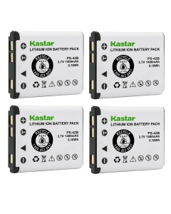 Kastar Battery 4-Pack Replacement for Panasonic KX-TCA285 KX-TCA385 KX-UDT121 KX-UDT131 Attune II HD3 WX-CH455 WX-SB100 WX-ST100 WX-ST300 DECT Handset Cordless Phone