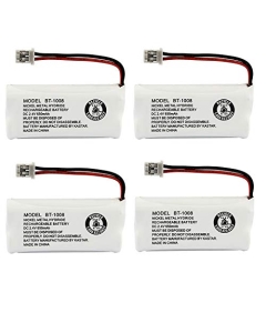 Kastar 4-Pack Battery Replacement for Uniden BT-1008 BT-1016 BT-1019 BT-1021 BT-1025 BBTG0645001 BBTG0734001 BBTG0847001 65AAAH2BMS Radio Shack 23-596 23-931 23931 43-221 43221 43-223 43223 43-269