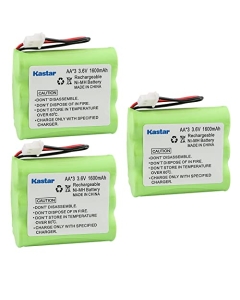 Kastar 3-Pack Battery 3.6V 1600mAh Replacement for Panasonic KX-TD7894 KX-TD7895, KXTD7894 KXTD7895, Rayovac RAY42, DS-900 JB-900 ME-900 PMG-3455, DANTONA BATT-4165 PSPT3H4AAU41