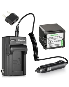 Kastar VW-VBG260 Battery and Charger Replacement for Panasonic AG-AF100 AG-HMC40 AG-HMC80 AG-HMC150 HDC-HS250 HDC-HS300 HDC-HS700 HDC-SD600 HDC-SD700 HDC-SDT750 HDC-TM300 HDC-TM700 SDR-H80 Cameras