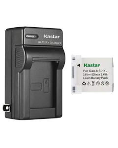 Kastar 1-Pack Battery and AC Wall Charger Compatible with Canon SX400 is, SX410 is, SX420 is, ELPH 110 HS, ELPH 115 is, ELPH 120 is, ELPH 130 is, ELPH 135, ELPH 140 is, ELPH 150 is, ELPH 160 Cameras