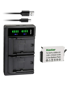 Kastar 1-Pack Battery and LTD2 USB Charger Compatible with GoPro Camera ASBBA-001 Fusion Battery, GoPro ASBBA-001 Battery, Gopro Fusion 360-Degree Action Camera, Gopro Fusion VR 360 Camera