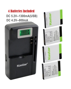 Kastar Galaxy S2 Battery (4-Pack) and intelligent mini travel Charger ( with high speed portable USB charge function) For Samsung Galaxy S2 II GT-I9100, Galaxy S2 II i9100, Galaxy S2 II 9100G (only for i9100,NOT Compatible with Sprint galaxy s2 II Epic To