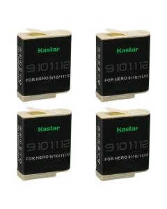 Kastar Battery 4-Pack Replacement for GoPro HERO12 Hero 12 Black Action Camera, GoPro ADDBD-212 ADBAT-001 ADDBD-001 Battery