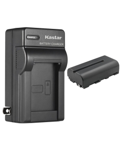 Kastar 1-Pack NP-F550 / NP-F570 Battery and AC Wall Charger Replacement for Sound Devices PIX 220i/220 PIX 240i/240, Sound Devices PIX-E5/E5H Recording Video Monitor, PIX-E7 Recording Video Monitor