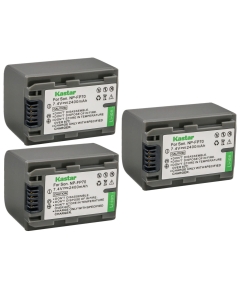 Kastar 3-Pack NP-FP70 / NP-FP71 Battery Replacement for Sony HDR-HC3E, DCR-DVD103, DCR-DVD105, DCR-DVD202, DCR-DVD203, DCR-DVD205, DCR-DVD304, DCR-DVD305, DCR-DVD403, DCR-DVD404 Camcorder