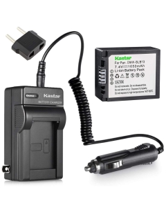 Kastar DMW-BLB13 Battery (1-Pack) and Charger Kit Replacement for Panasonic DMW-BLB13 DMW-BLB13E DMW-BLB13GK DE-A49 DE-A49C and Panasonic Lumix DMC-G1 DMC-G2 DMC-G10 DMC-GF1 DMC-GH1 Cameras