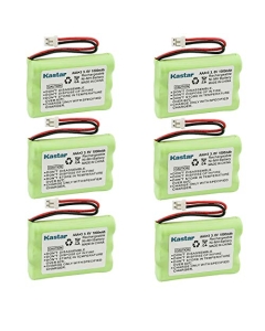 Kastar 6-Pack Ni-MH Battery 3.6V 1000mAh Replacement for Graco Monitor Battery 3SN-AAA75H-S-JP2, BATT-2795, Graco Digital Baby Monitor iMonitor 2791DIGI1, 2795DIGI1, 2796VIB1, A3940, iMonitor Vibe
