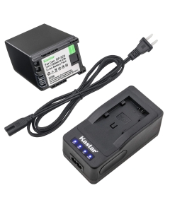 Kastar LED Super Fast Charger & Battery x1 for Canon BP-828 BP-820 VIXIA GX10 XF400 XF405 HFG30 HFG40 HF G50 HF G60 HFM32 HFM40 HFM400 HF20 HF200 HG20 HG21 XA10 XA20 XA25 XA30 XA35 XA40 XA45 XA50 XA55