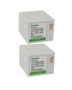 Kastar 2-Pack A-2 7.2V 4800mAh Rechargeable Li-ion Battery Replacement for Arlo A-2 A2, VMA4400C, VMA4410, VMA4410-10000S, VML4030, VML4430, 308-10030-01, 308-10032-01, Arlo Go Mobile Security Camera