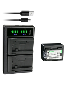 Kastar 1-Pack Battery and LTD2 USB Charger Replacement for Canon BP-708 BP708, BP-709 BP709, BP-718 BP718, BP-727 BP727, US 6055B002 Battery, Canon CG-700 CG700 Charger