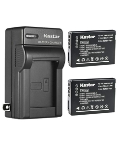 Kastar 2-Pack DMW-BCG10 Battery and AC Wall Charger Replacement for Panasonic Lumix DMC-TZ8, Lumix DMC-TZ9, Lumix DMC-TZ10, Lumix DMC-TZ18, Lumix DMC-TZ19, Lumix DMC-TZ20, Lumix DMC-TZ22