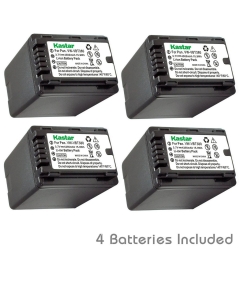 Kastar Battery (4-Pack) for Panasonic VW-VBT380 and Pansonic HC-V110 V130 V160 V180 HC-V201 V210 V250 HC-V380 HC-V510 V520 V550 HC-V710 V720 V750 V770 HC-VX870 HC-VX981 HC-W580 W850 HC-WXF991 Cameras