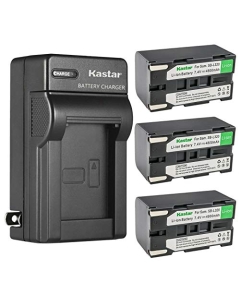 Kastar 3-Pack SB-L320 Battery and AC Wall Charger Replacement for Mamiya Leaf AFI-II 6, Mamiya Leaf AFI-II 7, Mamiya Leaf AFI-II 10, Mamiya Leaf Aptus-II 5, Mamiya Leaf Aptus-II 6 Camera