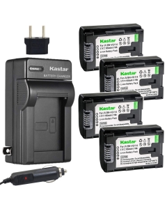 Kastar BN-VG114 Battery (4-Pack) and Charger Kit for JVC BN-VG107 BN-VG107U BN-VG108U BN-VG108E BN-VG114 BN-VG114U BN-VG114US Rechargeable Lithium-ion Battery
