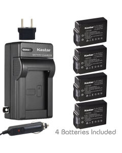 Kastar Battery (4-Pack) and Charger Kit for Nik EN-EL21, MH-28 Work with Nik 1 V2 Camera