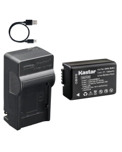 Kastar 1-Pack Battery and AC & USB-C Charger, Compatible with Panasonic DMW-BMB9 DMW-BMB9E DMW-BMB9PP Lumix DMC-FZ40 FZ45 FZ47 FZ48 FZ60 FZ62 FZ70 FZ72 FZ100 FZ150 DC-FZ80 FZ85 Leica V-Lux 2 3