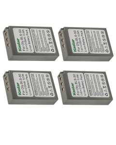 Kastar 4-Pack Battery Replacement for Olympus BLS-50, PS-BLS50, BLS-5, PS-BLS5 Battery, Olympus E-PL2, E-PL3, E-PL5, E-PL6, E-PL7, E-PL8, E-PL10, E-PM1, E-PM2, Stylus 1, Stylus 1s Cameras