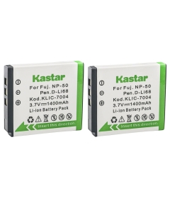Kastar FNP-50 Battery 2-Pack Replacement for SiOnyx Aurora SX-50 Battery, SiOnyx Aurora PRO Night Vision Camera, SiOnyx Aurora IR Night Vision Camera, SiOnyx Aurora Day/Night Action Camera