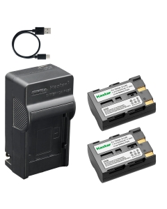 Kastar 2-Pack NP-400 D-Li50 Battery and AC & USB-C Charger, Compatible with Pentax K10D K20D Samsung GX10 GX20 Sigma SD14 SD15 Minolta Maxxum 5D 7D Dynax Cameras