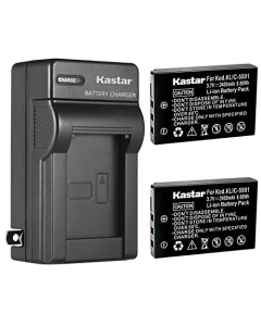 Kastar 2-Pack DB-L50 Battery and AC Wall Charger Replacement for Sanyo DB-L50 DBL50 Battery, Sanyo Xacti DMX-HD2000, Xacti DMX-FH11, Xacti DMX-TH1, Xacti DMX-HD1010 Digital Camera