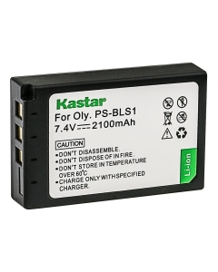 Kastar BLS1 Battery 1-Pack Replacement for Olympus BLS-1 PS-BLS1 Battery, BCS-1 PS-BCS1 Charger, E-400, E-410, E-420, E-450, E-600, E-620, E-P1, E-P2, E-P3, E-PL1, E-PL1s, E-PL3, E-PM1 Camera