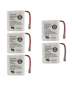 Kastar 5-Pack Battery Replacement for Radio Shack/Tandy 43-1088 43-1090 43-1095 43-1096 43-1099 43-1102 43-1103 43-1104 43-1107 43-1108 43-1109 43-1110 43-1111 43-1112 43-1114 43-1118 43-1122 43-1123
