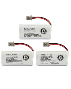 Kastar 3-Pack BT-1025 Battery Compatible with Uniden DECT2888-3 1780-2, Radio Shack 23-596 23596 23-931 23931 43-221 43221 43-223 43223 43-269 43269, BT1008 DCX200 Southwestern Bell BT1008 DCX200