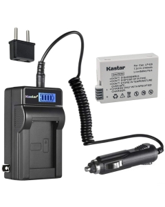 Kastar 1-Pack LP-E8 Battery and LCD AC Charger Compatible with Canon EOS Rebel T2i, EOS Rebel T3i, EOS Rebel T4i, EOS Rebel T5i, EOS 550D, EOS 600D, EOS 650D, EOS 700D, EOS Kiss X4 Digital Cameras