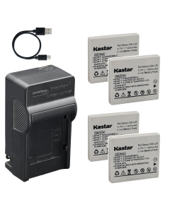 Kastar 1-Pack Battery and AC & USB-C Charger, Compatible with Sanyo DB-L20 DB-L20A DB-L20AU SL20 for Xacti DMX-C4 C5 C6 CA9 CG6 CA65 VPC-C4 C5 CA9 E6 CG9