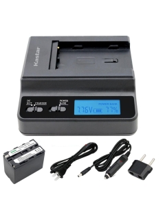 Kastar Ultra Fast Charger and Battery Replacement for Sony NP-F975 NP-F970 NP-F960 NP-F950 HVR-HD1000U HVR-V1U HVR-Z1P HVR-Z5U HVR-Z7U HXR-MC2000U MVC-FDR1 NEX-FS700U DCR-SC100 HXR-MC2000U HXR-NX5