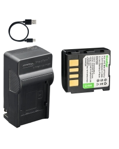 Kastar 1-Pack Battery and AC & USB-C Charger, Compatible with JVC BN-VF707 BN-VF714 BN-VF733 for GR-D GR-DF GR-X Everio GZ-MG Series Camcorders