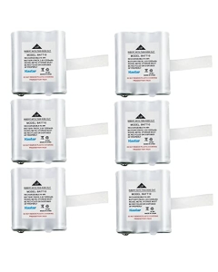Kastar 6-Pack Ni-MH Battery 3.6V 1200mAh Replacement for Midland BATT10 BATT-10, Midland X-Talker T75 T-75, Midland X-Talker T77 T-77, Midland X-Talker T79 T-79 Two Way Radios