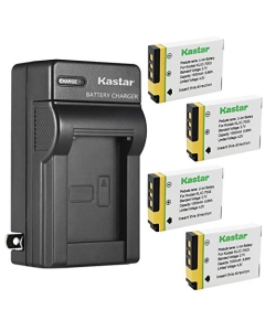 Kastar 4-Pack KLIC-7003 Battery and AC Wall Charger Replacement for Kodak KLIC-7003 K7003 Battery, Kodak EasyShare V1003, EasyShare Z950, EasyShare Z950 is Digital Camera