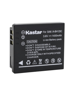 Kastar Battery 1 Pack for Samsung IA-BH125C, Ricoh DB-65, Sigma BP-41, Pentax D-Li106 Batteries Samsung HMX-R10, Ricoh GR GR-II GR-III GR-IV G700 GR Digital, Sigma DP3M DP2 Merrill, Pentax MX-1 X90