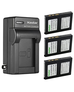 Kastar 3-Pack Battery and AC Wall Charger Replacement for JVC BN-VM200 BN-VM200U BN-VM200UE BN-VM200US LY34416-001B Battery, JVC GZ-MC100 GZ-MC100EK GZ-MC100EX GZ-MC100U GZ-MC100US GZ-MC200 Cameras