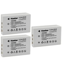 Kastar Battery 3-Pack Replacement for Sanyo DB-L90 DB-L90A DB-L90AU Battery, Sanyo DMX-SH1 DMX-SH11 DMX-SH11K DMX-SH11R VPC-SH1 VPC-SH1BK VPC-SH1EXBK VPC-SH1EXR VPC-SH1GX VPC-SH1R VPC-SH11 Camera