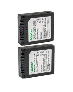 Kastar 2-Pack CGA-S002 Battery Replacement for Panasonic CGR-S002, CGR-S002A, CGR-S002E, DMW-BM7 Battery, Panasonic DE-994, DE-994A, DE-A44 Charger