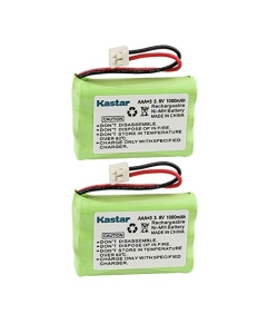 Kastar 2-Pack AAA 3.6V EH 1000mAh Ni-MH Battery for Motorola MD-4260/7101/7151/7161/7251//261/761/781/791/7101/7151/7161 SD4501/4502/4550/4551/4561/4581/D4591 SD7500/7501/7502/7561/7581 etc.