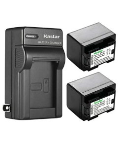Kastar 2-Pack BP-727 BP727 Battery and AC Wall Charger Compatible with Canon BP-709 BP709 Canon BP-718 BP718 Canon US 6055B002 Camera Battery, Canon CG-700 CG700 Camera Charger