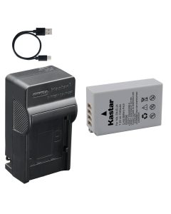 Kastar 1-Pack Battery and AC & USB-C Charger Compatible with EN-EL24 Camera for Nikon 1 J5 DL18-50 DL24-85 Digital Camera
