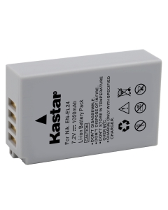 [Fully Decoded] Kastar EN-EL24 Battery (1-Pack) for Nikon EN-EL24 ENEL24 Rechargeable Li-ion Battery Work with Nikon 1 J5 Camera