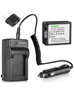 Kastar Battery (1-Pack) and Charger Kit for DMW-BLB13, DMW-BLB13E, DMW-BLB13GK and DE-A49, DE-A49C Work with Lumix DMC-G1, DMC-G2, DMC-G10, DMC-GF1, DMC-GH1 Cameras