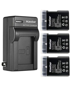 Kastar 3-Pack EN-EL14 Battery and AC Wall Charger Replacement for Nikon BG-2G 905-19023-00000-01, D5500/D5600, BG-2T 905-19034-00000-01, D5500/D5600, BG-2TIR 905-19035-00000-01