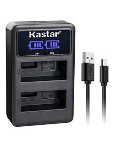 Kastar LP-E8 LED2 USB Battery Charger Compatible with Canon LP-E8 LPE8 Battery, Canon LC-E8 LC-E8E Charger, Canon Camera Grip BG-E8