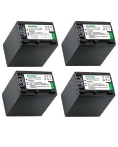 Kastar 4-Pack NP-FH100 Battery Replacement for Sony DCR-SX60, HDR-CX100, HDR-CX100, HDR-CX105, HDR-CX106, HDR-CX11, HDR-CX12, HDR-CX500, HDR-CX505, HDR-CX520, HDR-CX6, HDR-CX7, HDR-HC28 Camera